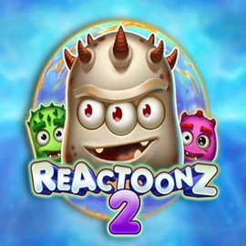 Reactoonz 2 logo by Play'n GO Spinbara Casino
