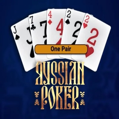 Russian Poker logo by OneTouch Games Spinbara Casino